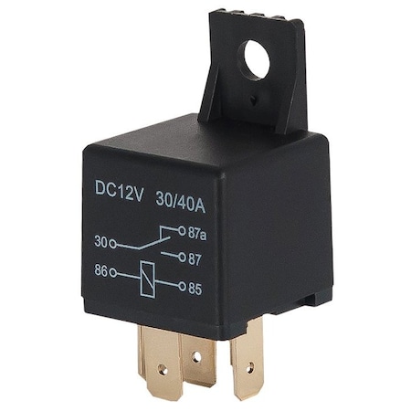 Truckair Relay - Square - 5 Term. -, Category: Relay, No.: 5 Terminals, Volts: 12V, Function: Spdt, Amp: 40 11-3002